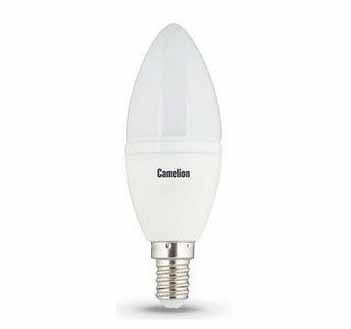 Эл. лампа светодиодная Camelion LED-C35-5W-D/830/E14(Свеча 5Вт 220В,диммируемая, аналог 50Вт) уп.10
