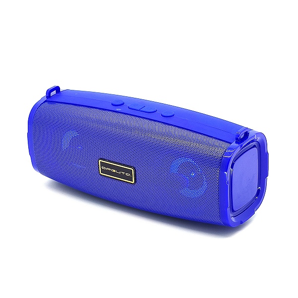 Колонка портативная с BLUETOOTH  OT-SPB104 Синий (2*3Вт, USB/FM/TF/ AUX, акк, 19*7.5*8.0 см)