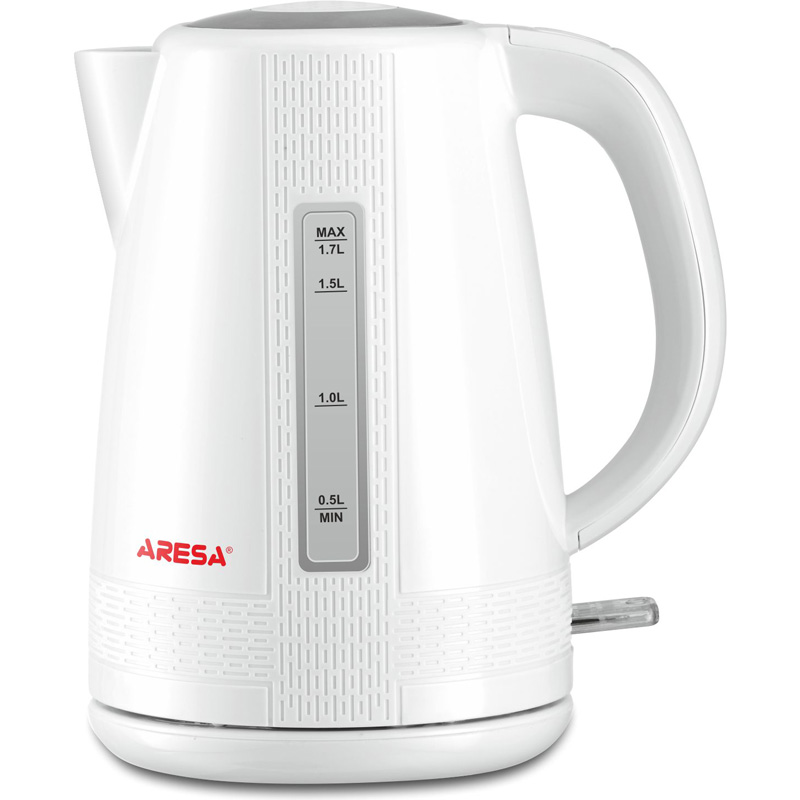 Чайник Aresa AR-3438 белый, 1,7л, 2150Вт