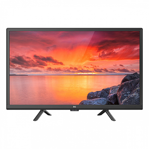 LCD телевизор  BQ 2407B Black 24", HD, DVB-C/T/T2, 2 HDMI, 1 USB, 2x2 Вт (РФ)