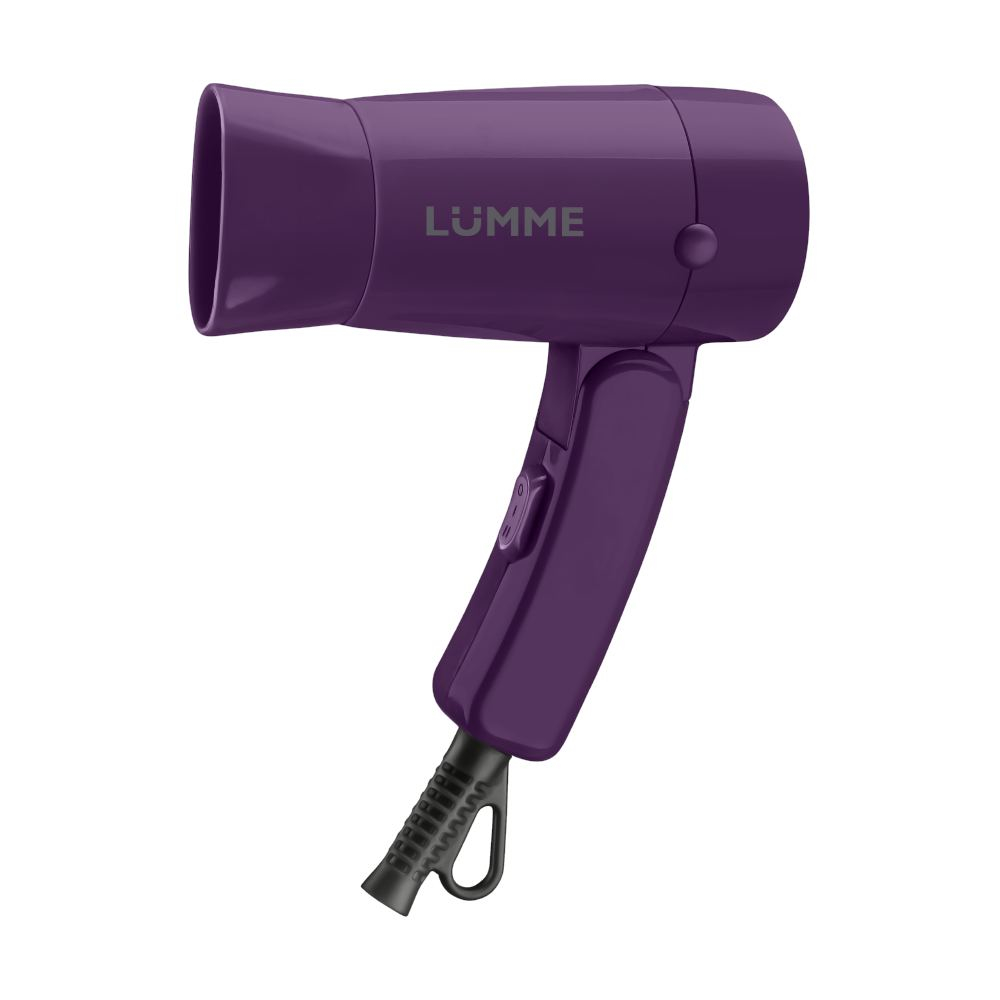 Фен   LUMME LU-1040 {VC} фиолетовый чароит (1200 Вт, 2 режима, складн ручка, концентратор) 10/уп