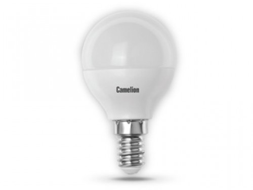 Эл. лампа светодиодная Camelion LED-G45-5W-/ 830/ E14 (Шар 5Вт 220В, аналог 50Вт) уп.1/10/100