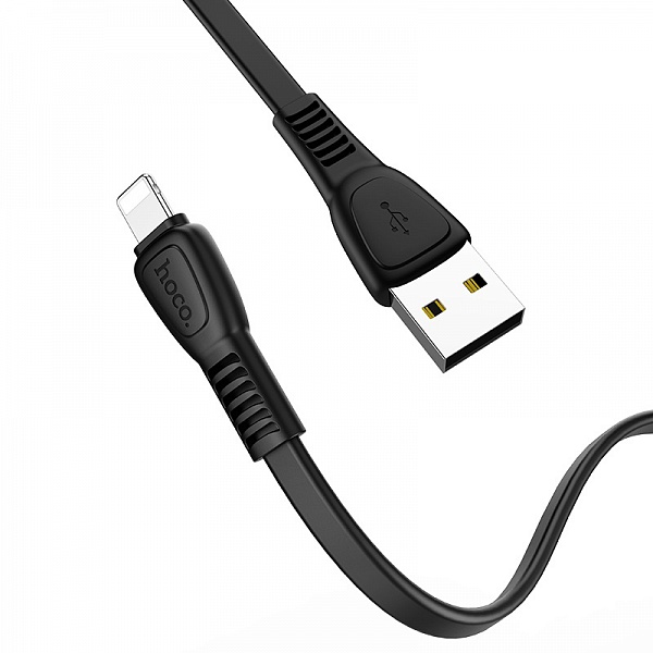 Кабель USB - 8pin HOCO X40 Черный (2,4А, для iPhone5/6/7) 1м