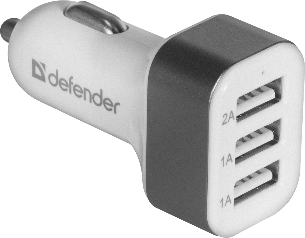 Авто адаптер DEFENDER UCA-03 -3порта USB, 5V/4A