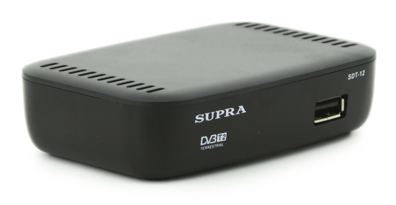 Цифровая TV приставка (DVB-T2) SUPRA SDT-12