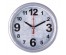 Часы будильник  B4-045 (диам 15 см) серый Классика (20)