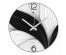 Часы настенные СН 4041 - 007B прозрачные d-39 см, открытая стрелка "Черный лотос" (5)