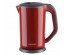 Чайник Galaxy GL 0318 красный (2 кВт, 1,7л, двойная стенка нерж и пластик) 6/упибирске. Чайник двухслойный оптом - Василиса,  Delta, Казбек, Galaxy, Supra, Irit, Магнит. Доставка