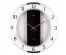 Часы настенные СН 3327 - 001 круг со вставками d=34 см, корпус прозрачный "Классика" (10)