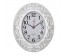 Часы настенные СН 3126 - 001 Классика овал белый с серебром  31х26см  (10)астенные часы оптом с доставкой по Дальнему Востоку. Настенные часы оптом со склада в Новосибирске.