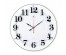 Часы настенные СН 4040 - 1243W белый Классика  с узором круг (39см (5)астенные часы оптом с доставкой по Дальнему Востоку. Настенные часы оптом со склада в Новосибирске.