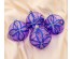 Набор шаров пластик d-8 см, 4 шт "Воздушный цветок" фиолетовый 1009385