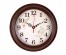 Часы настенные СН 2121 - 007 круг коричневый Розы  (диам 21) (10)