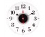 Часы настенные СН 3030 - 028 прозрачные, открытая стрелка "Стиль 3" (d=30см) (10/уп)
