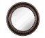 Зеркало интерьерное настенное 6141-Z1 в круглом корпусе d=60см, черный с бронзой