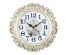 Часы настенные СН 4126 - 003 круг ажурный d=40,5см, корпус белый с золотом "Нежные пионы" (5)