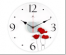 Часы настенные СН 3433 - 002 прозрачные, открытая стрелка "Маки"астенные часы оптом с доставкой по Дальнему Востоку. Настенные часы оптом со склада в Новосибирске.