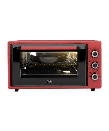 Духовка электрическая Oasis M-50R1 красный  (50л, 1600Вт, решётка, кругл и прям противни, Турция)