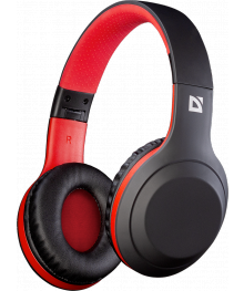 гарнитура Defender FreeMotion B560 черный+красный Bluetoothуры Defender, CBR, Ritmix, SmartBuy оптом по низким ценам со склада в Новосибирске. Микрофоны оптом