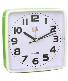 Часы будильник пластм IRIT IR-607 (12*3.7*12.3 см.. 1 батарейка  AА, 1,5В (не в компл)стоку. Большой каталог будильников оптом со склада в Новосибирске. Будильники оптом по низкой цене.