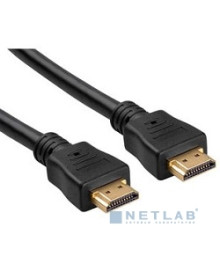 Кабель Bion HDMI v1.4, 19M/19M, 3D, 4K UHD, Ethernet, Cu, экран, позолоченные контакты, 1.8м, черн