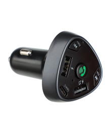 Авто FM модулятор NG, Беспроводное BT соединение, USB-A, USB -C Быстрая зарядка QC, PD