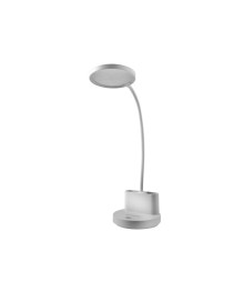 Светильник настол.Ultraflash UF-818 C01 белый (Led, 6Вт, 6000К, аккум., 3 уровня яркости)