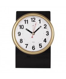 Часы будильник  B11-002 (7х7 см) черныйстоку. Большой каталог будильников оптом со склада в Новосибирске. Будильники оптом по низкой цене.