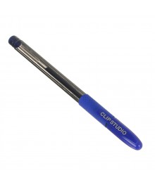 Ручка гелевая синяя, тонированный корпус, мягкая накладка, 0,5 мм, инд. маркировка 50шт/уп