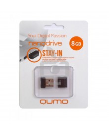 USB2.0 FlashDrives 8Gb QUMO Nano чёрныйовокузнецк, Горно-Алтайск. Большой каталог флэш карт оптом по низкой цене со склада в Новосибирске.