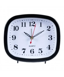 Часы будильник  B5-001 черный Классикастоку. Большой каталог будильников оптом со склада в Новосибирске. Будильники оптом по низкой цене.