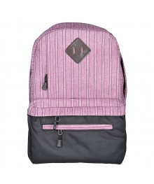 Рюкзак подростковый 44x31x13см, 1отд, 1 карман, спинка из ЭВА, USB, полиэстер под ткань, сиреневый