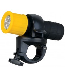 Фонарь  Ultra Flash  LED 652 (фонарь велосипедный,пластик,желтый, 3ХR03,9LED)у Востоку. Большой каталог фонари Ultra Flash оптом по низкой цене с доставкой по Дальнему Востоку.