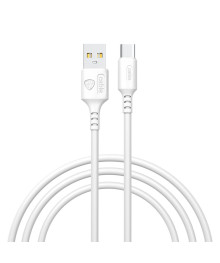 Кабель USB - TYPE C  BY Fusion, 18Вт, 1 м, 3A, TPE, белыйВостоку. Адаптер Rolsen оптом по низкой цене. Качественные адаптеры оптом со склада в Новосибирске.