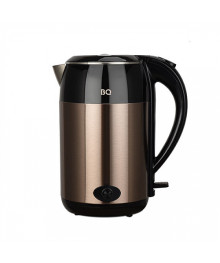 Чайник BQ KT1800SW Черный-Медь (1.8л, 2200W, поддерж t, бесшовная колба, двойн стенки)