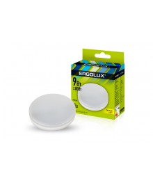 Эл. лампа светодиодная Ergolux LED-GX53-9W-GX53-3K (9Вт GX53 3000K 172-265В, аналог  Вт)нецк, Ленинск-Кузнецк, Барнаул, Горно-Алтайск, Бийск и др. Большой каталог светодиодных ламп оптом.