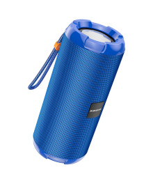 Колонка портативная с BLUETOOTH  BOROFONE BR15, 2x5W,  1200mAh, 162х70х70 мм, индиго (50)