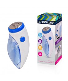 Триммер для ткани ERGOLUX ELX-LR02-C40 бело-голубой (для удаления катышков, 2*R6)