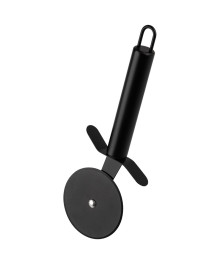 Нож для пиццы Mallony CLASSICO NERO, из нержавеющей стали, цвет - черный, non-stick (раб часть)