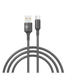 Кабель USB - TYPE C  BY Fusion, 18Вт, 1 м, 3A, TPE, чёрныйВостоку. Адаптер Rolsen оптом по низкой цене. Качественные адаптеры оптом со склада в Новосибирске.