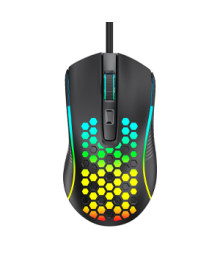 Мышь AULA S11 Black + Rainbow backlight