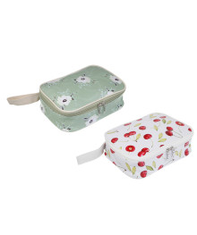 Косметичка саквояж ЮL Printemps 22x15,5x8 см, ПВХ, 2 дизайна Востоку. Косметички  оптом по низкой цене. Качественные косметички оптом со склада в Новосибирске.