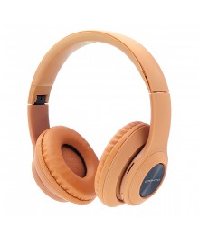 Наушники беспроводные OT-ERB45 Коричневые, большие, гарнитура (bluetooth, FM/TF)льшой каталог наушников оптом. Качественные наушники оптом по низкой цене со склада в Новосибирске.