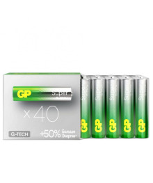 Бат LR3            GP Super G-Tech 40 шт. в пленке  (24AA21-2CRSWC40 240/720)Батарейки оптом