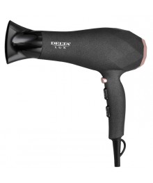 Фен DELTA LUX DL-0941 : ТУРМАЛИНОВАЯ ИОНИЗАЦИЯ, 2400Вт,  черный с розовым (Россия)(12)Фены  оптом Новосибирск