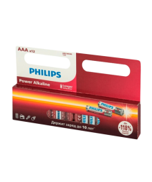 Бат LR3            Philips  Alkaline BL-12 (12/240)Батарейки оптом