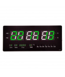 Часы настенные Орбита OT-CLW10 зелёные, будильн, календ, термометр, 220Вастенные часы оптом с доставкой по Дальнему Востоку. Настенные часы оптом со склада в Новосибирске.