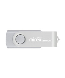 USB3.0 FlashDrives256Gb  Mirex SWIVEL SILVER