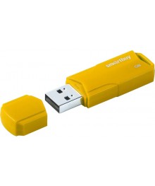 USB2.0 FlashDrives 8Gb Smart Buy  CLUE Yellow (SB8GBCLU-Y)овокузнецк, Горно-Алтайск. Большой каталог флэш карт оптом по низкой цене со склада в Новосибирске.
