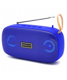 Колонка портативная с BLUETOOTH  OT-SPB103 Синяя (2*5Вт, FM/USB/TF/AUX, микр, акк, 17.6*5*10 см)и колонки оптом по низкой цене. Большой каталог Мини колонок оптом с доставкой по Дальнему Востоку.